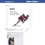 Win a Dyson DC34 handheld this father's day!
