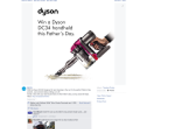 Win a Dyson DC34 handheld this father's day!