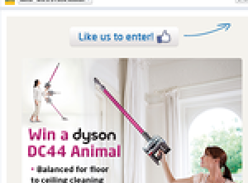 Win a Dyson DC44 Animal Vacuum Cleaner!
