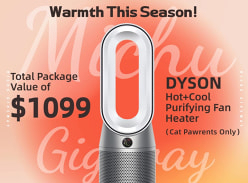 Win a Dyson Hot+Cool Purifying Fan Heater