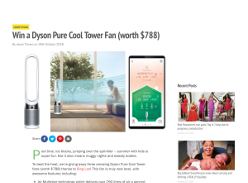 Win a Dyson Pure Cool Tower Fan