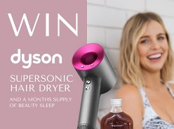Win a Dyson Supersonic Hair Dryer and Rochway Beauty Sleep Prize Pack