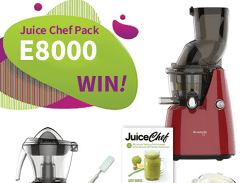 Win a E8000 Professional Cold Press Juicer and Accessories