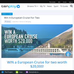 Win a European Cruise for two worth $20,000!