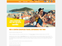 Win a European trip for 2 with Contiki!