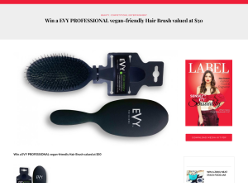 Win a EVY PROFESSIONAL Vegan-Friendly Hair Brush