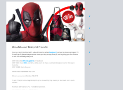 Win a fabulous ‘Deadpool 2’ bundle