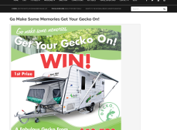 Win a fabulous 'Gecko' from New Age Caravans + MORE!