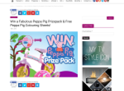 Win a Fabulous Peppa Pig Prizepack & Free Peppa Pig Colouring Sheets!