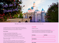 Win a Family Disneyland Holiday