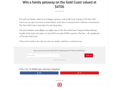Win a family getaway on the Gold Coast