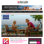 Win a family holiday - 4 nights at the Sunwing Resort & Spa Bangtao Beach.