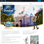 Win a family holiday to Disneyland, California!