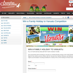 Win a family holiday to Vanuatu!