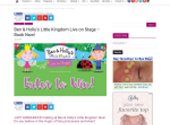 Win a Family Pass to Ben & Holly's Little Kingdom Live on Stage