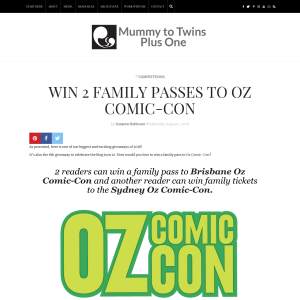 Win a family pass to Brisbane Oz Comic-Con or Sydney Oz Comic-Con