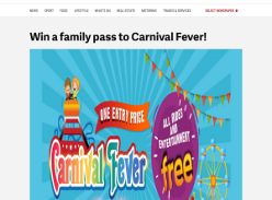 Win a family pass to Carnival Fever