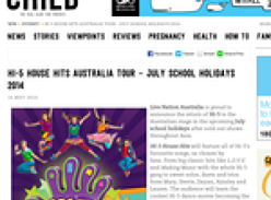 Win a family pass to Hi-5 House Hits on 2 July