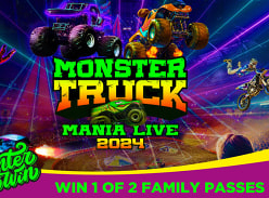Win a Family Pass to Monster Truck Mania LIVE!