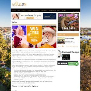 Win a family pass to Santa’s Magical Kingdom