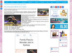 Win a family pass to see Monster Jam in Sydney!