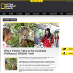 Win a family pass to the Australia Walkabout Wildlife Park!