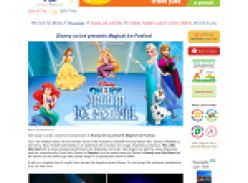 Win a family pass to the 'Disney on Ice: Magic Ice Festival' valued at $197!