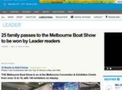 Win a family pass to the Melbourne Boat Show 
