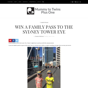 Win a family pass to the Sydney Tower Eye
