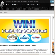 Win a Family Theme Park Holiday to the Gold Coast!!