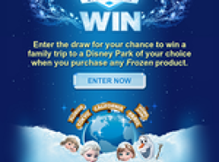 Win a family trip to a Disney park of your choice!