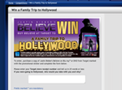 Win a family trip to Hollywood!