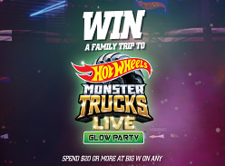 Win a Family Trip to Hot Wheels Monster Truck Glow Party