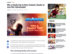 Win a family trip to New Zealand!