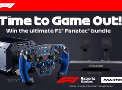 Win a Fanatec Podium F1 Wheel and CSL Elite Pedals