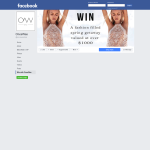 Win a fashion filled spring getaway, valued at over $1,000!