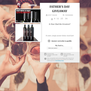 Win a Father's Day wine tasting pack! - Secret Bottle