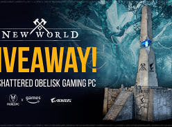 Win a Fierce PC x New World Shattered Obelisk Gaming PC or 1 of 3 New World PC Game Keys