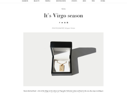Win a fine jewellery Virgo necklace