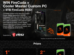 Win a FireCuda x Cooler Master Custom PC & 8TB FireCuda HDD
