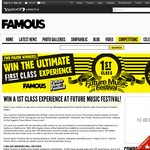 Win a first class experience at Future Music Festival!
