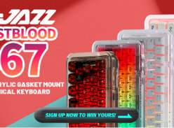 Win a FirstBlood B67 Acrylic Gasket Mount Mechanical Keyboard