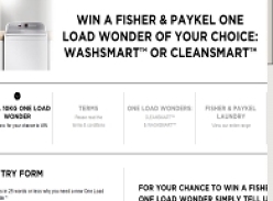 Win a Fisher & Paykel Washing Machine