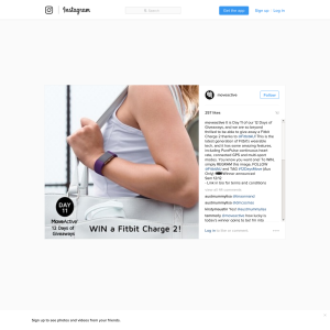 Win a Fitbit Charge 2 - MoveActive and Fitbit