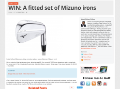 Win A fitted set of Mizuno irons