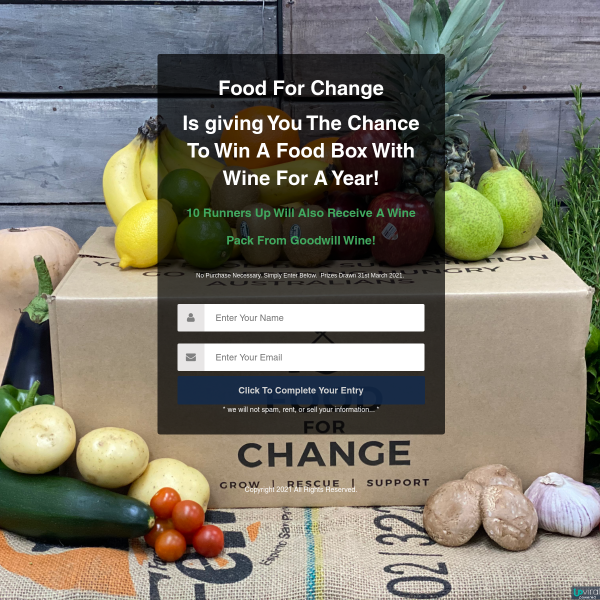 Win a Food & Wine Box for a Year