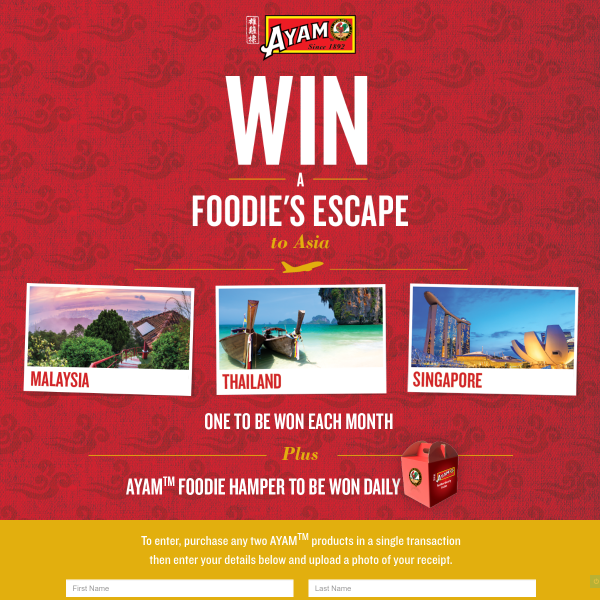 Win a foodie's escape to Asia