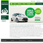 Win a Ford Fiesta Zetec hatch & 1 year's free car insurance!