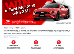 Win a Ford Mustang