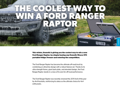 Win a Ford Ranger 4WD & More